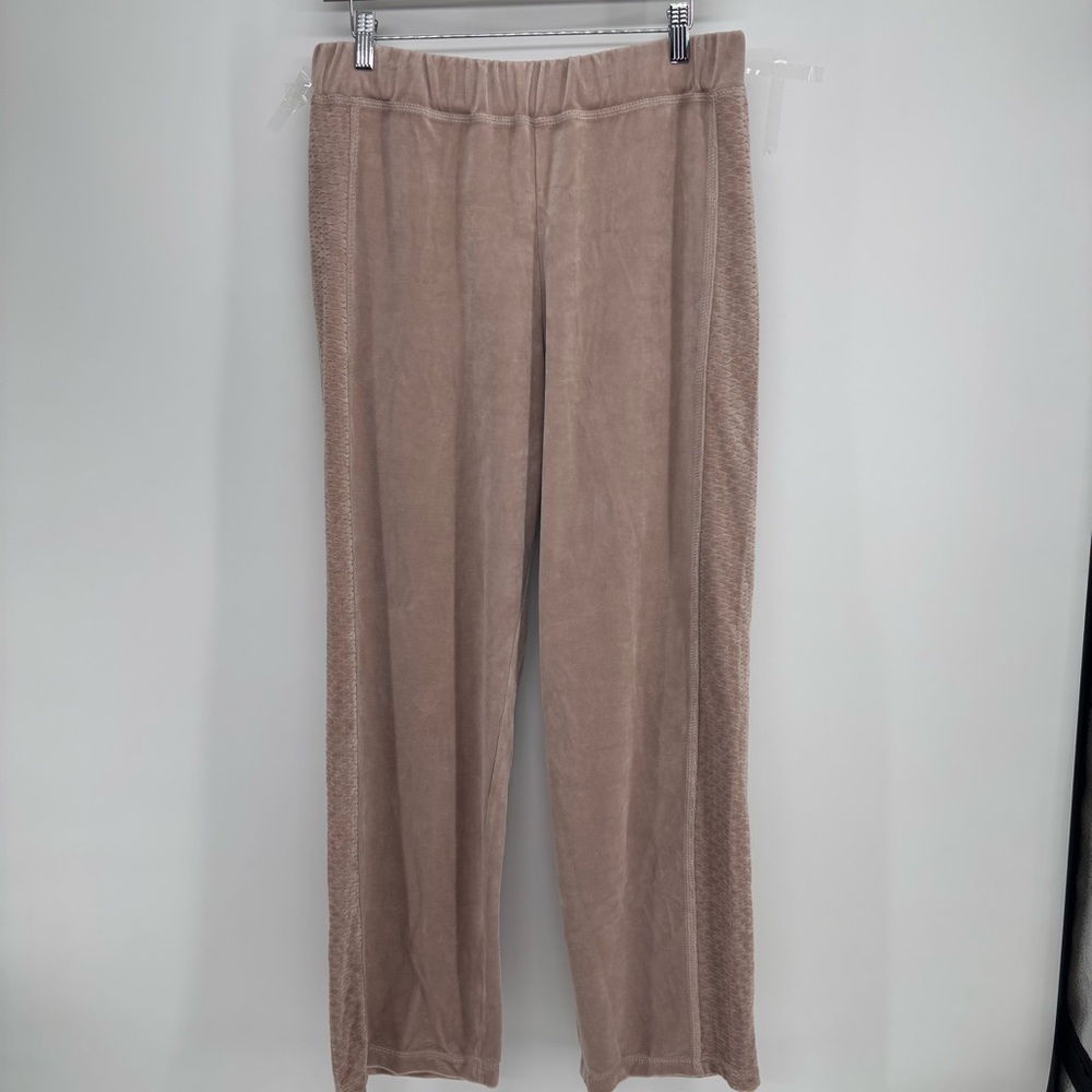 Privacy by Madeleine Velour Track Suit Pants ONLY‎ Size 12 Leisure Cozy Cabin